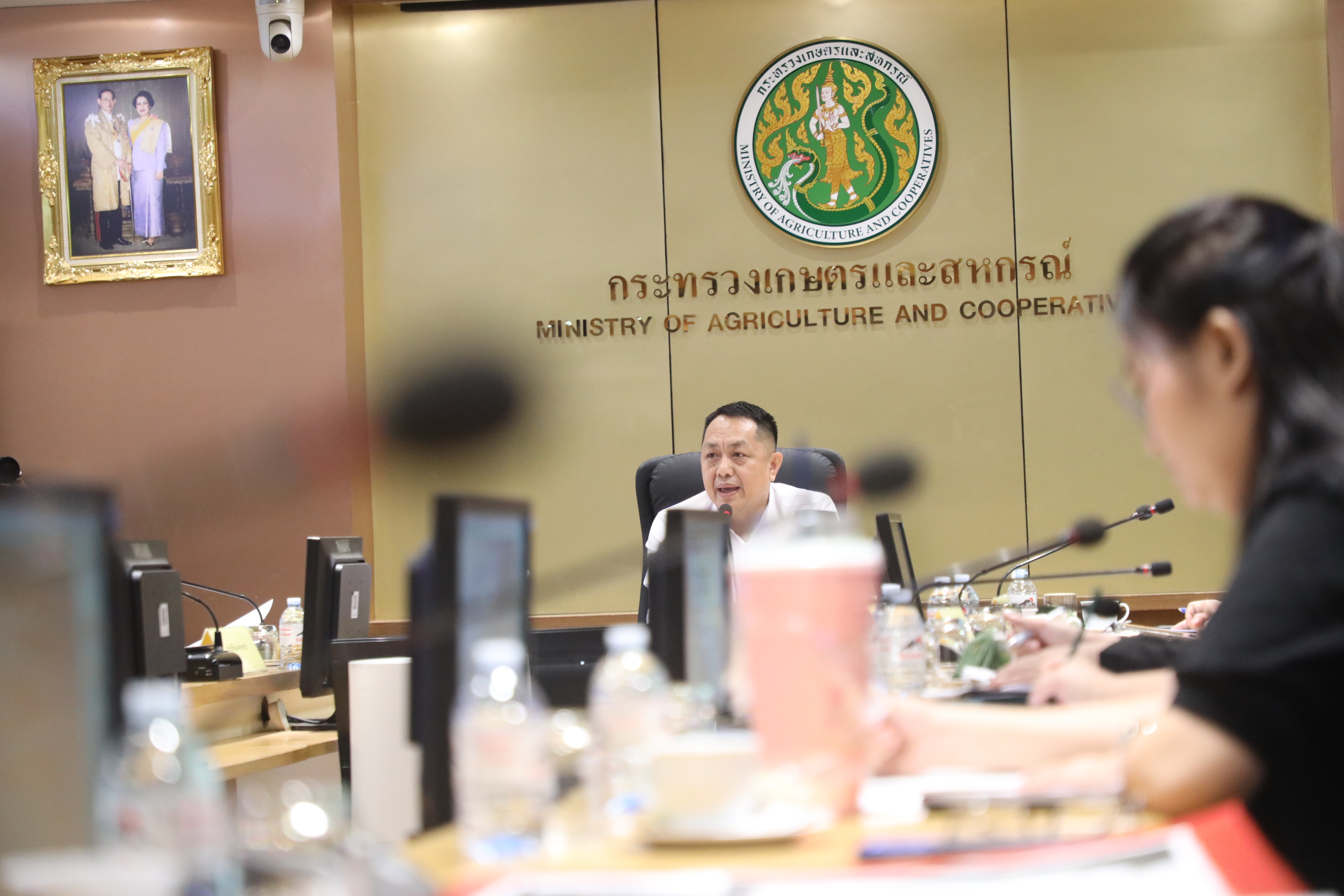 title - ส.ป.ก. เข้าร่วมประชุม ติดตามการขับเคลื่อนข้อสั่งการของรัฐมนตรีว่าการกระทรวงเกษตรและสหกรณ์